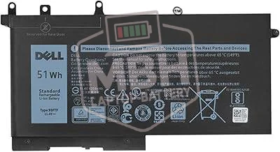 93FTF Laptop Battery for Dell Precision 3520 3530 Latitude 5280 5480 5580 5490 5590 Series
