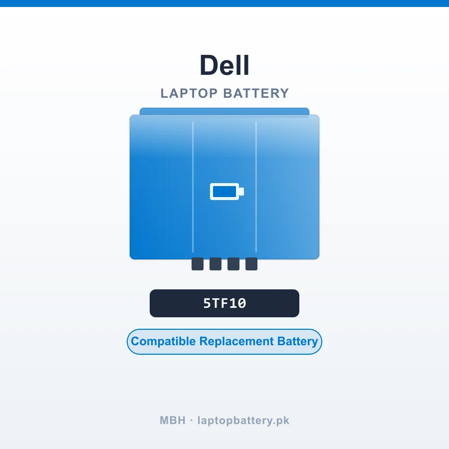 5TF10 Laptop Battery for Dell Precision 7530 7540 7730 7740 Mobile Workstation Series