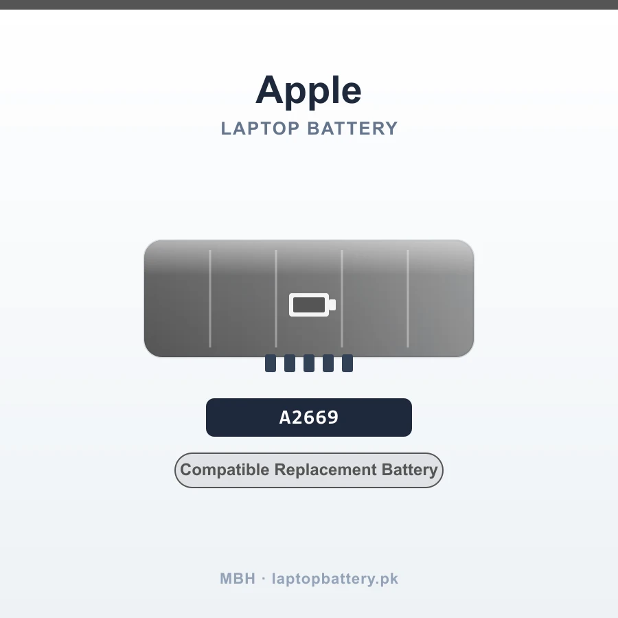 A2669 Laptop Battery for MacBook Air 13-inch A2681 M2 (2022)