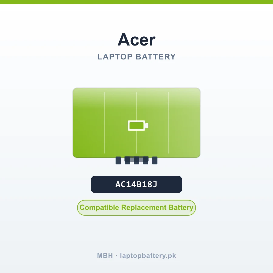 AC14B18J Laptop Battery for Acer Aspire ES1 E3-111 Chromebook 11 13 Series